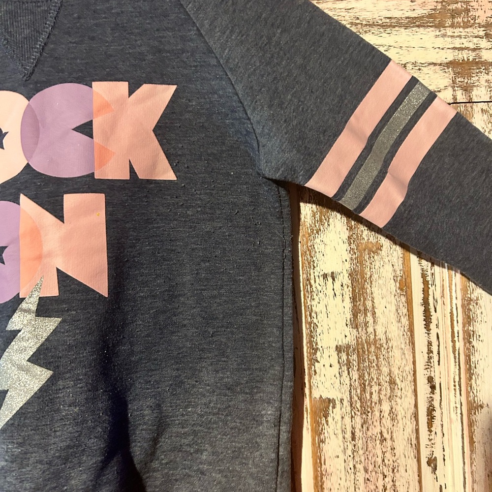 Freestyle Blue and Pink Kids Sweatshirt - Picture 3 of 11